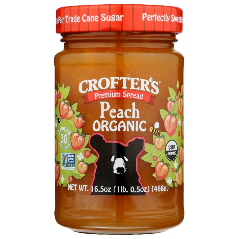 Premium Spread Organic Peach, 16.5 oz