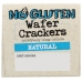 No Gluten Natural Wafer Crackers, 3.5 oz