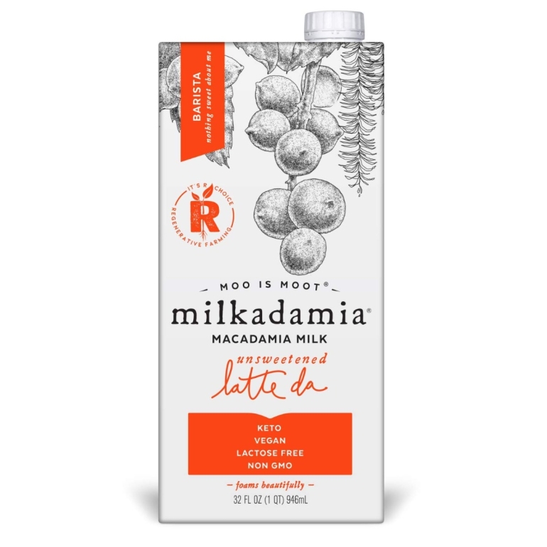 Unsweetened Macadamia Milk Latte, 32 fo