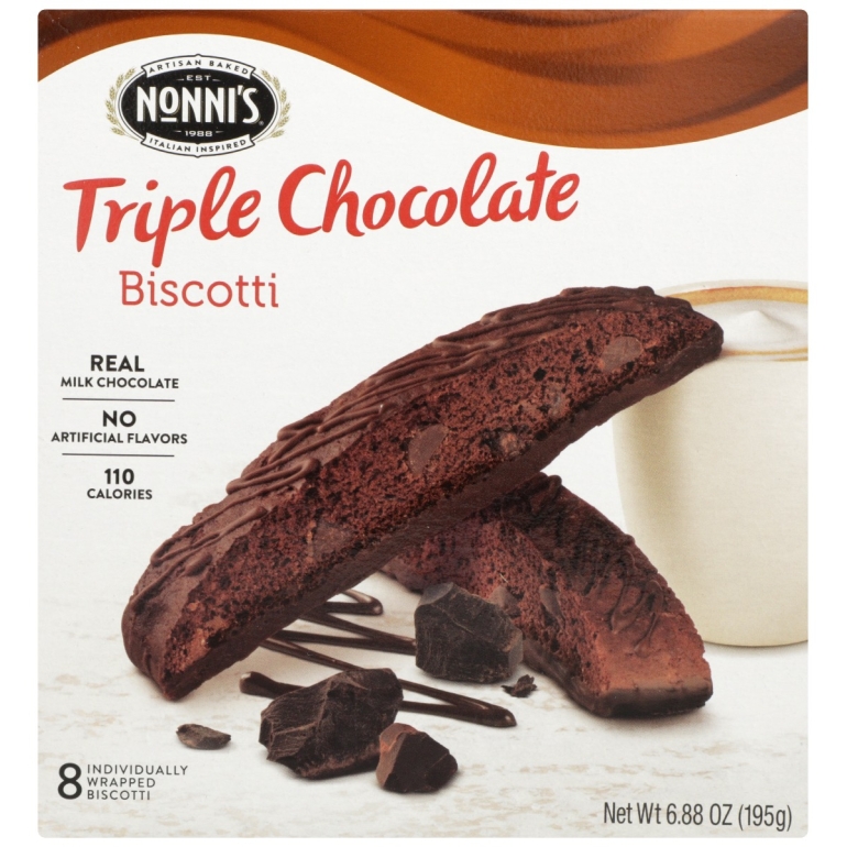 Biscotti Milk Choco Trple, 6.88 oz