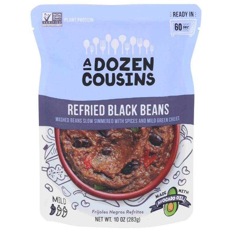 Refried Black Beans, 10 oz