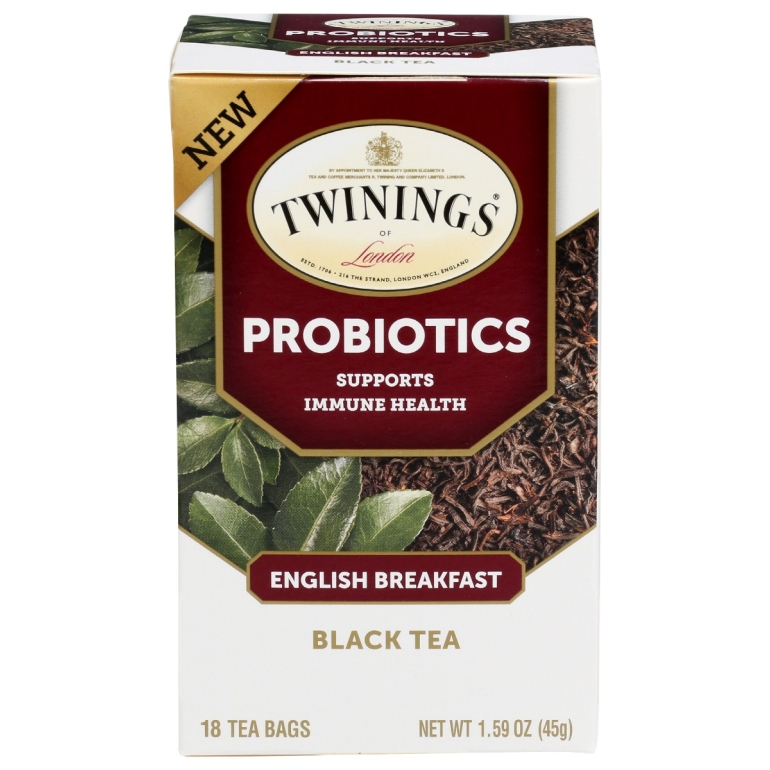 Probiotic English Breakfast Black Tea, 18 bg