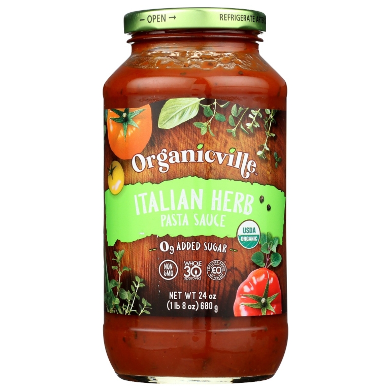 Sauce Pasta Italian Herb, 24 oz