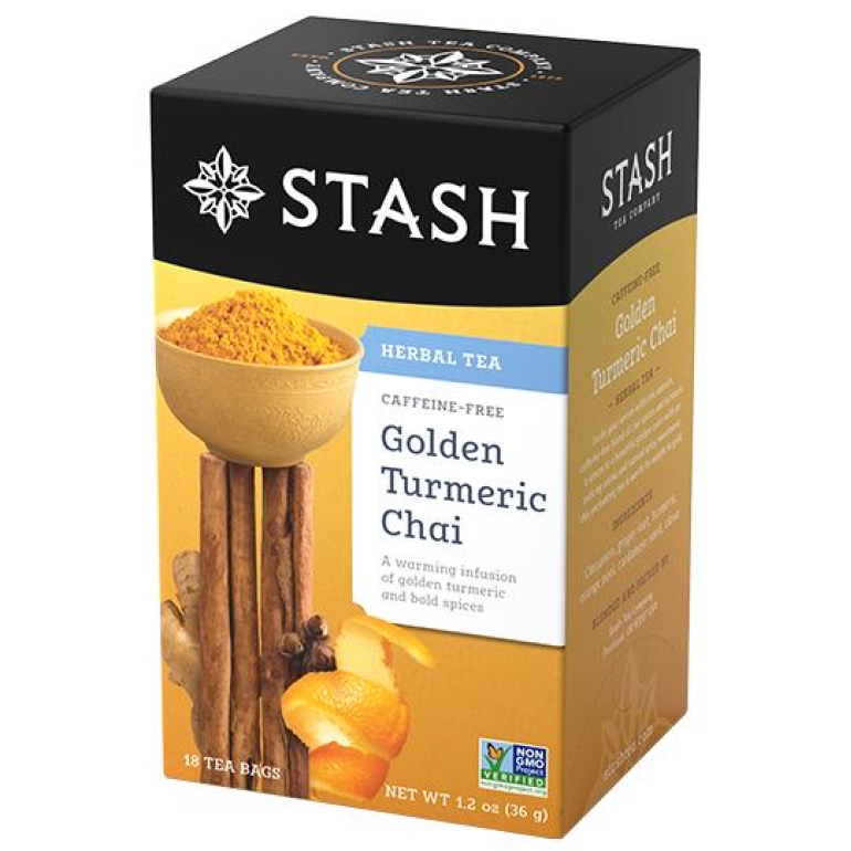 Golden Turmeric Chai Herbal Tea, 18 bg