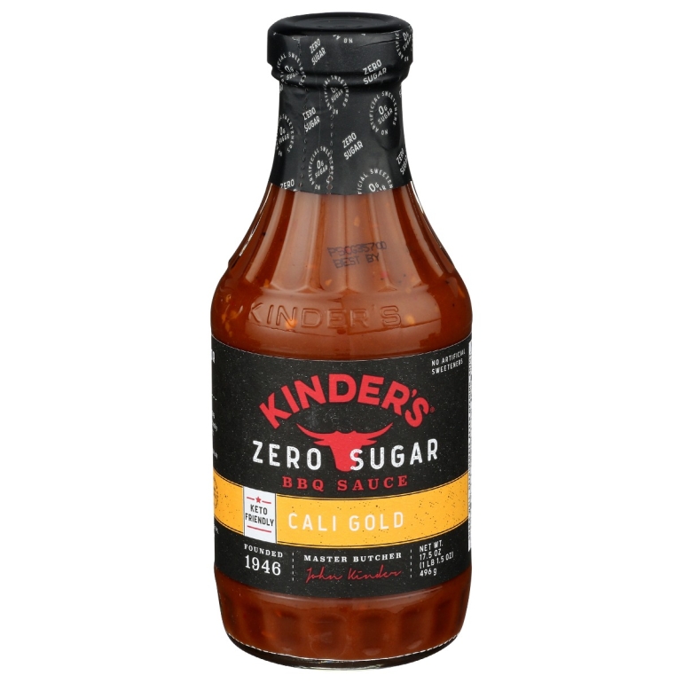 Zero Sugar Cali Gold Bbq Sauce, 17.5 oz