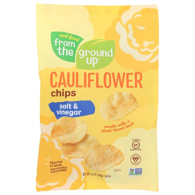 Salt and Vinegar Cauliflower Potato Chips, 3.5 oz