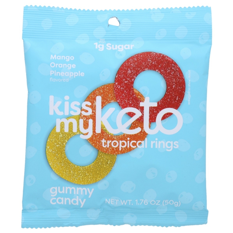 Gummy Tropical Rings, 1.76 oz