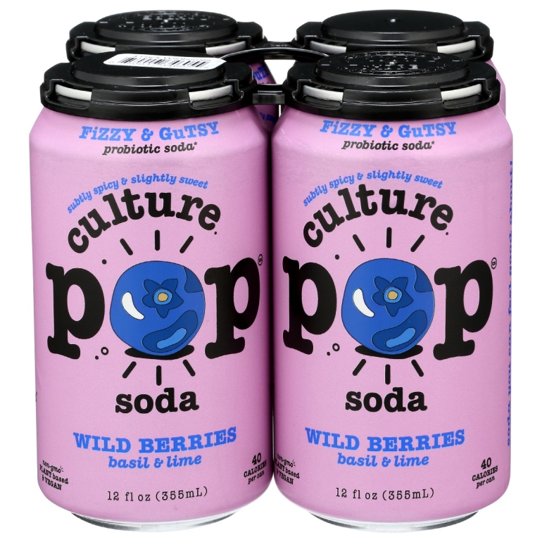 Wild Berries and Lime Soda 4Pk, 48 fo