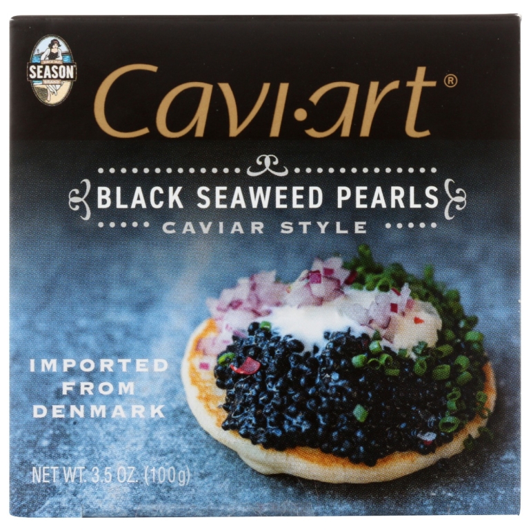 Caviart Blk Seaweed Pearls, 3.5 oz