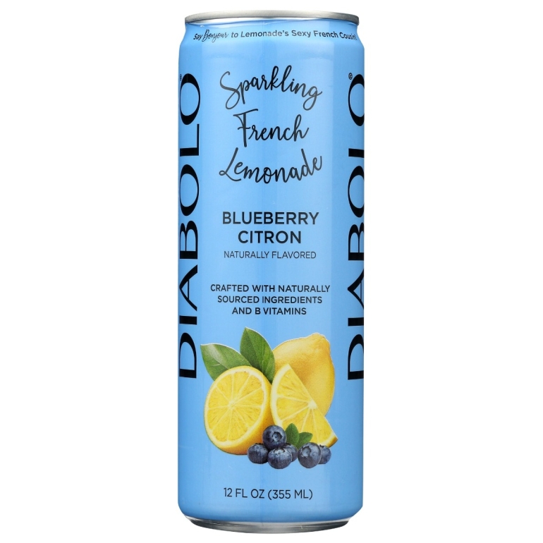 Blueberry Citron Soda, 12 fo