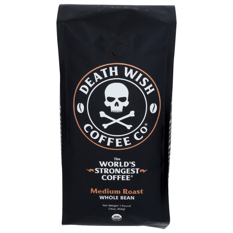 Medium Roast Whole Bean Coffee, 16 oz