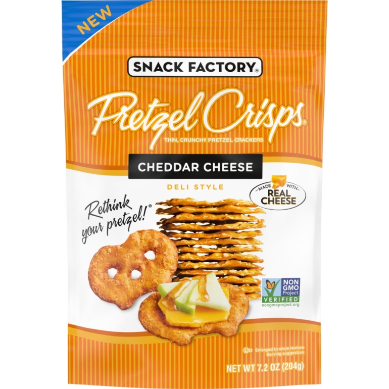 Cheddar Cheese Pretzel Crisps, 7.2 oz