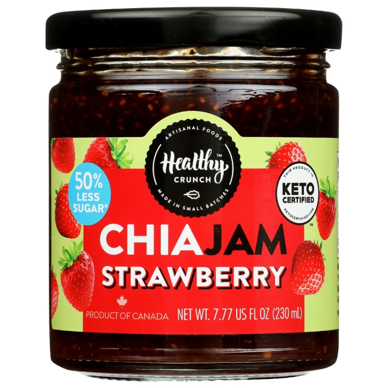 Keto Strawberry Chia Jam, 7.77 oz