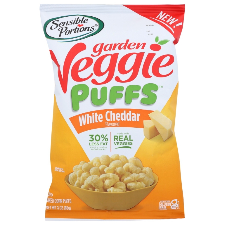 Garden Veggie Puffs White Cheddar, 3 oz