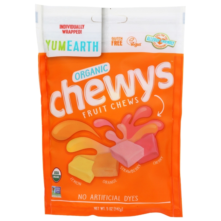 Organic Chewys Fruit Chews, 5 oz