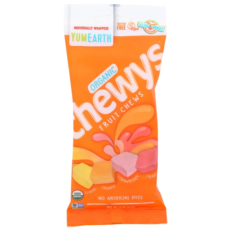 Organic Chewys Fruit Chews, 2 oz