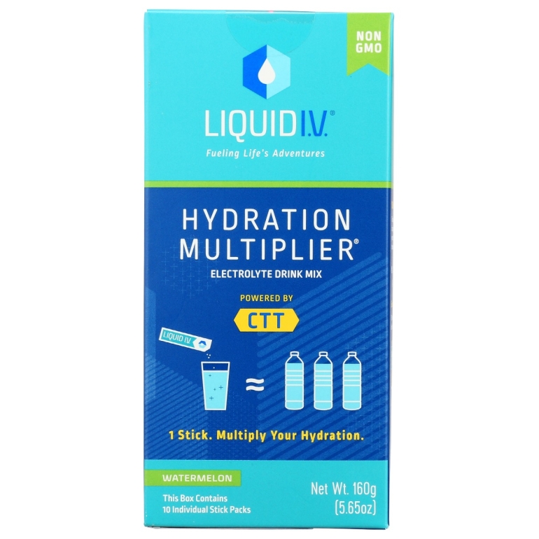 Hydration Multiplier Watermelon Electrolyte Drink Mix 10 Count Sticks, 5.65 oz