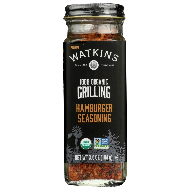 1868 Organic Grilling Hamburger Seasoning, 3.6 oz