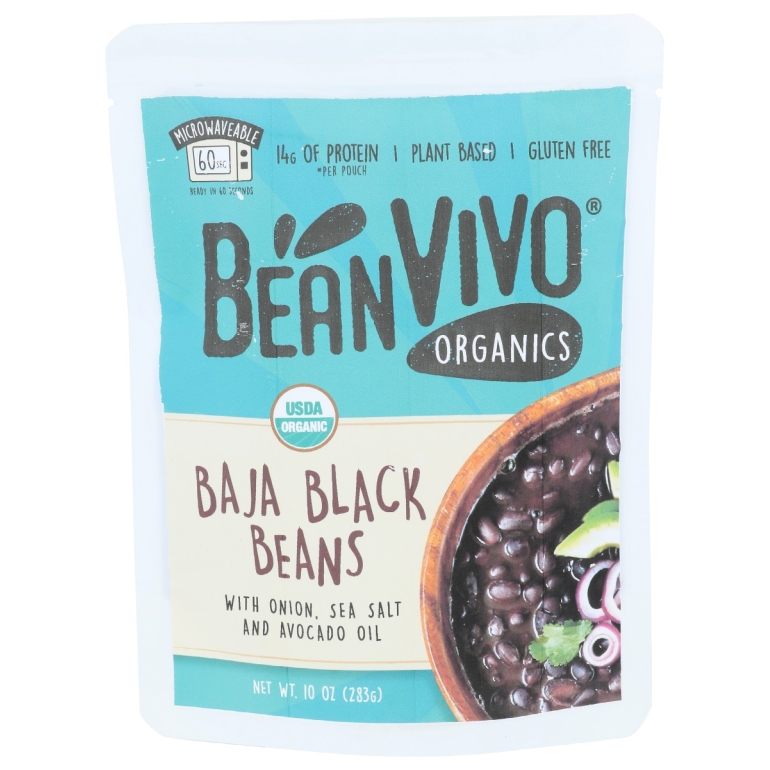 Baja Black Beans Organic, 10 oz