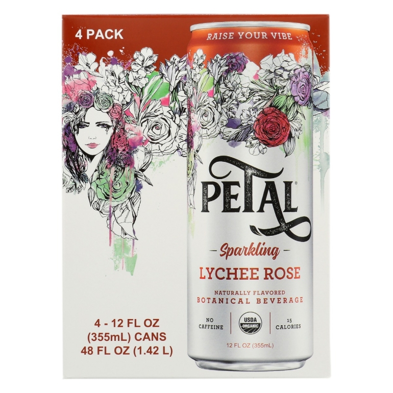 Sparkling Lychee Rose 4 Pk, 48 fo