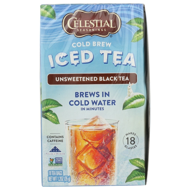 Cold Brew Iced Tea Unsweetened Black Tea, 18 bg