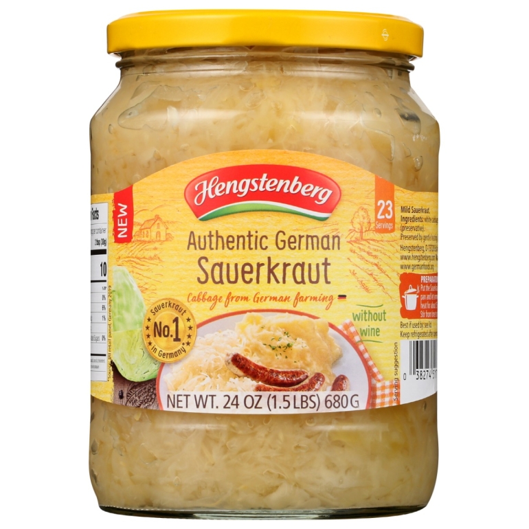 Authentic German Sauerkraut, 24 oz