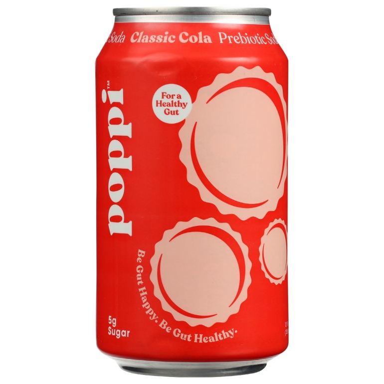 Classic Cola Prebiotic Soda, 12 fo