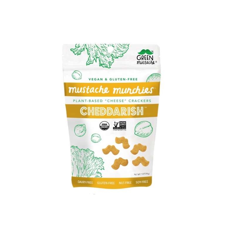 Cheddarish Mustache Munchies, 1 oz