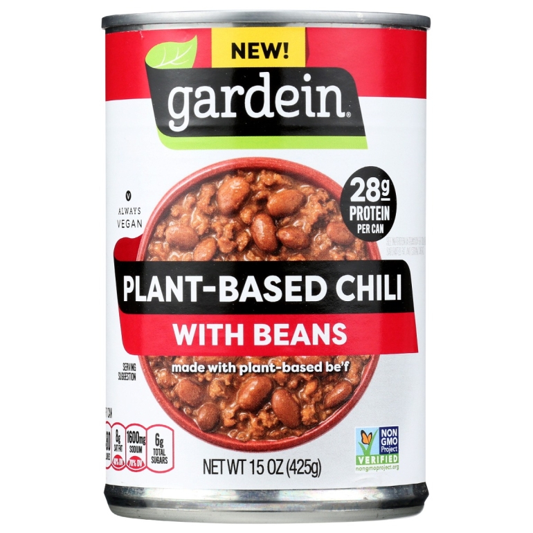 Chili Plant Based With Beans, 15 oz