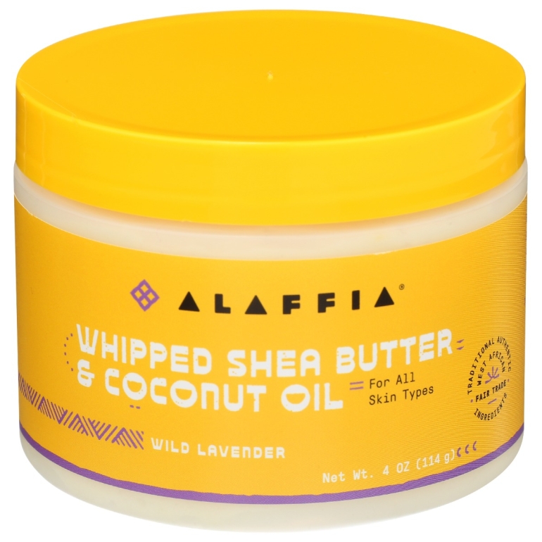 Whipped Shea Butter and Coconut Oil Wild Lavender, 4 oz