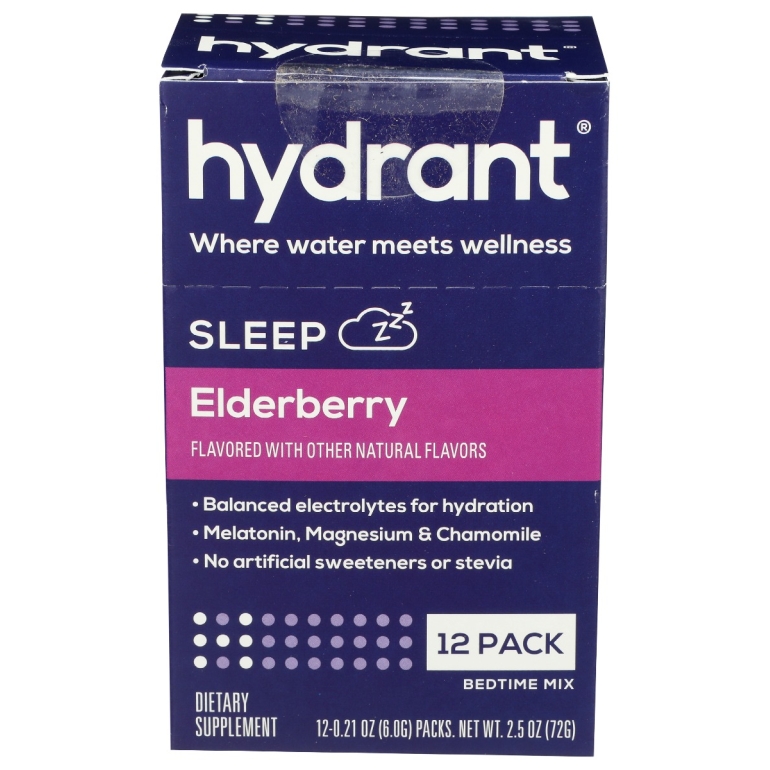 Hydration Sleep Elderberry, 12 ea