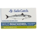 Skinless And Boneless Wild Mackerel in Olive Oil, 4 oz