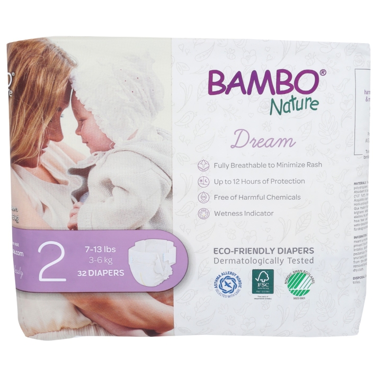 Diapers Baby Size 2, 32 pk