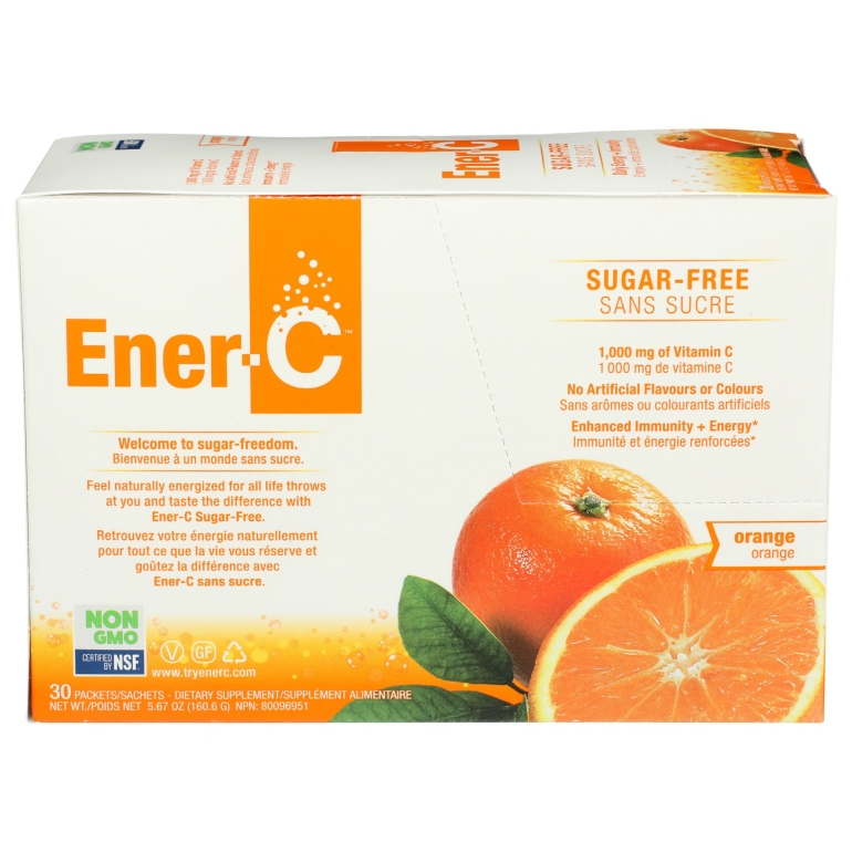 Vitamin C Sugar Free Orange Packet, 30 pc