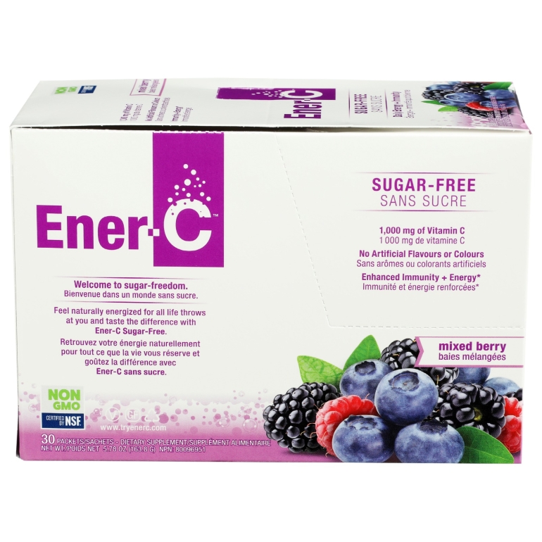 Vitamin C Sugar Free Mixed Berry Packet, 30 pc