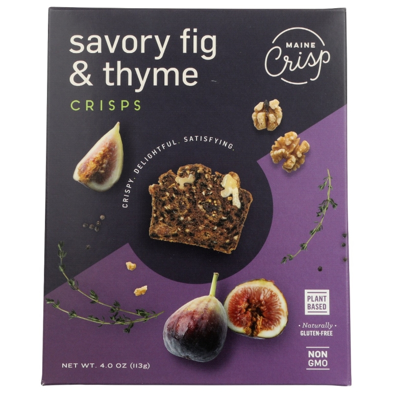 Crisps Savory Fig Thyme, 4 oz