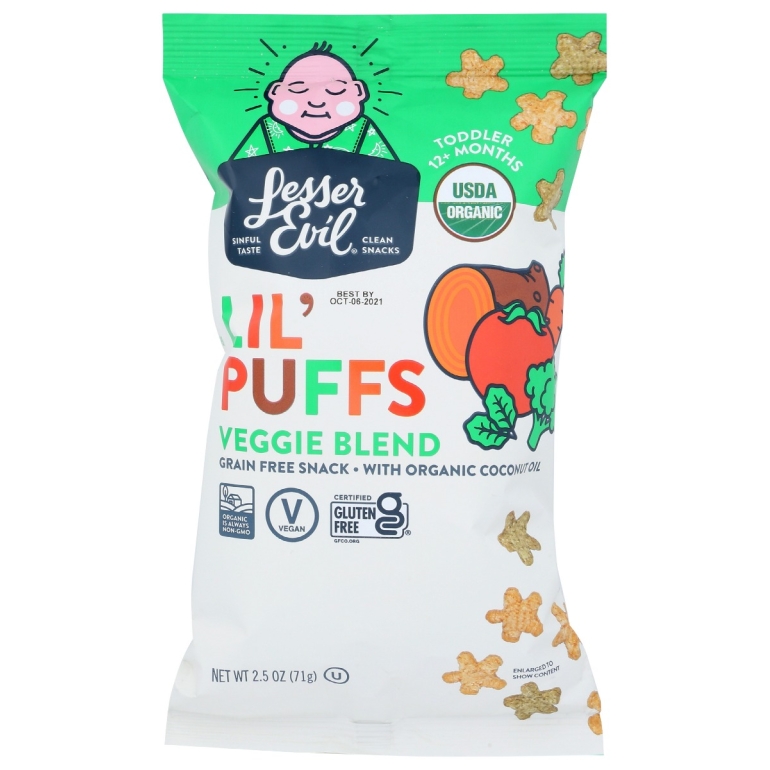 Veggie Blend Lil Puffs, 2.5 oz