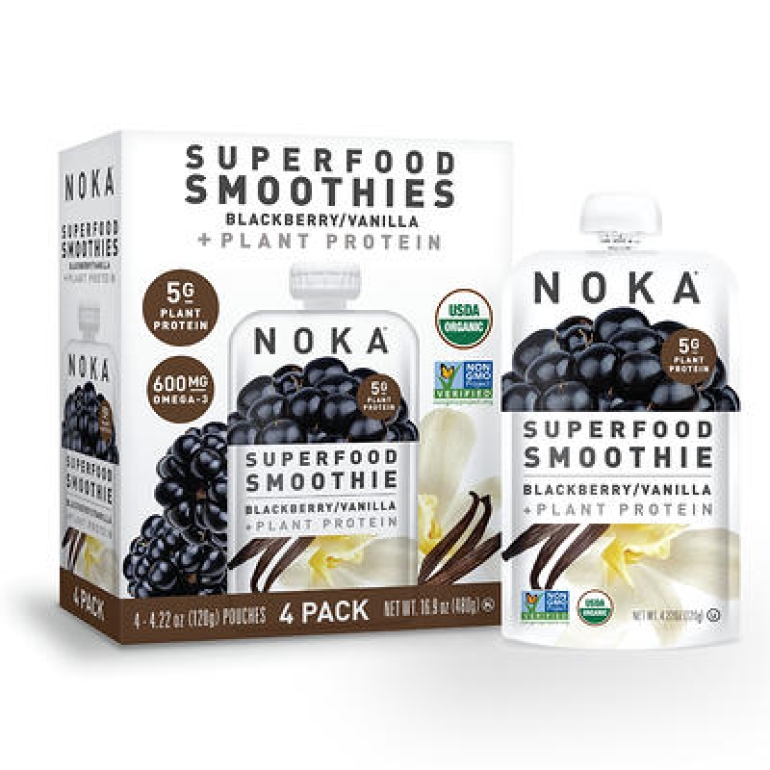 Blackberry Vanilla Superfood Smoothie Prebiotic Fiber 4Pk, 16.9 oz