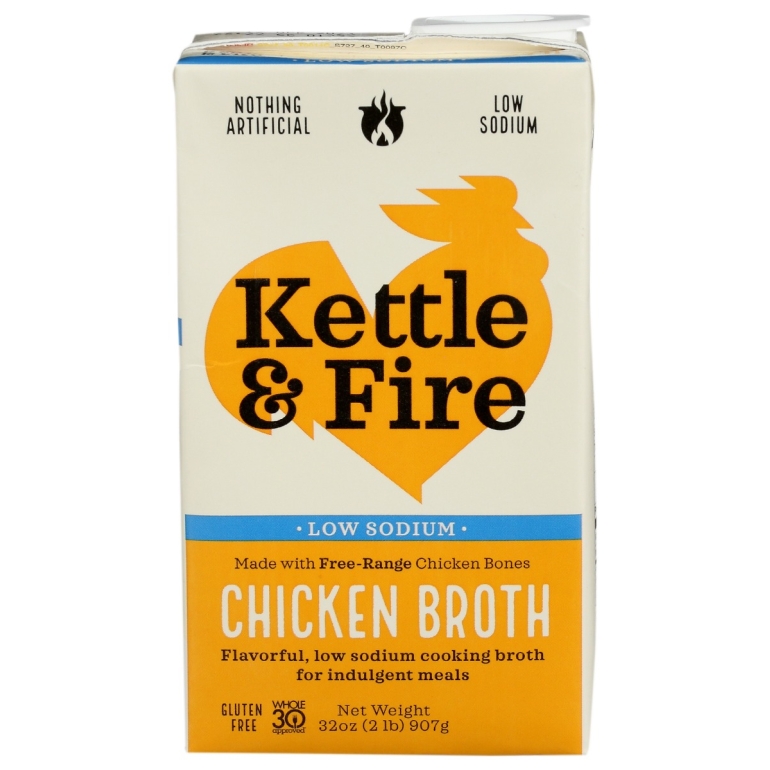 Chicken Low Sodium Cooking Broth, 32 oz