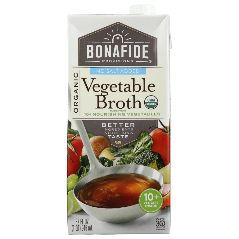 Broth Vegetable Nsa Og, 32 fo