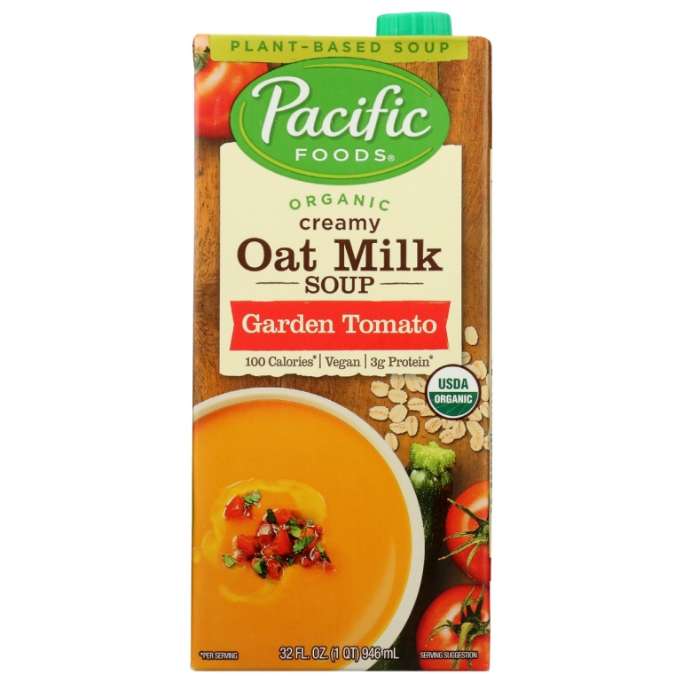 Organic Creamy Oat Milk Garden Tomato Soup, 32 oz