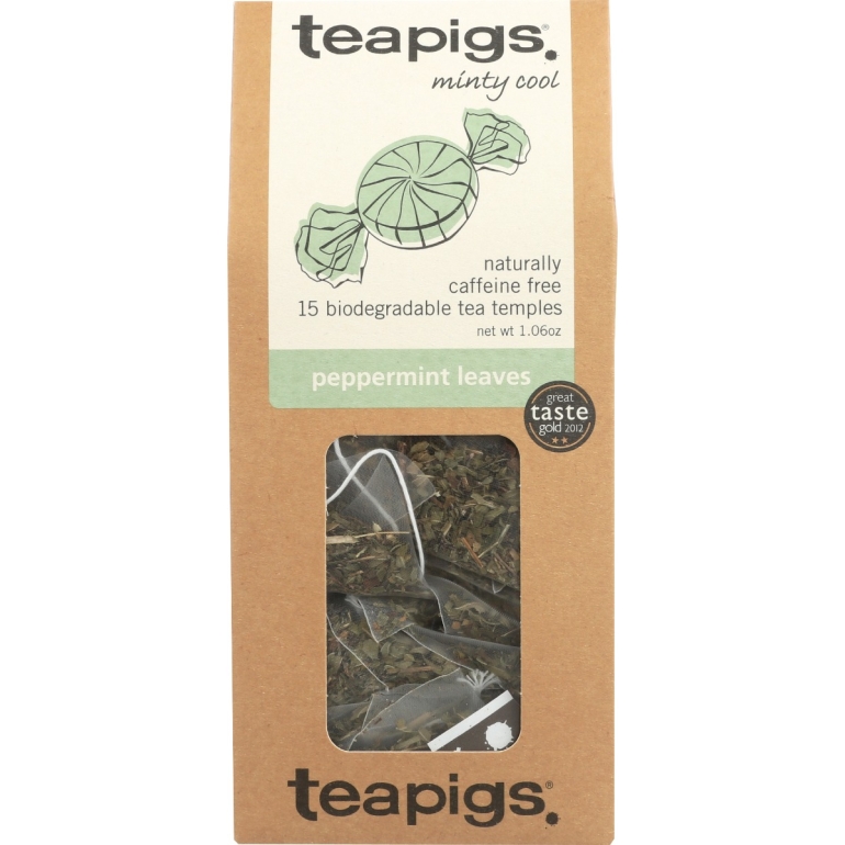 Tea Pepprmnt Leaves, 15 ea