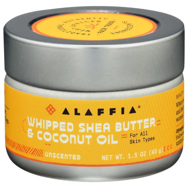 Whipped Shea Butter Coconut Oil Unscented, 1.5 oz