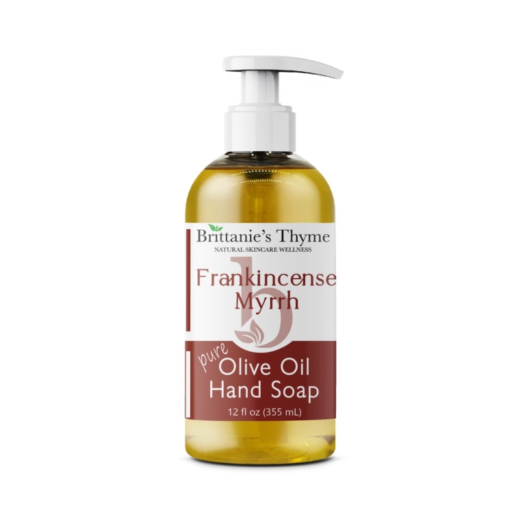 Soap Hnd Frankincense Myr, 12 oz