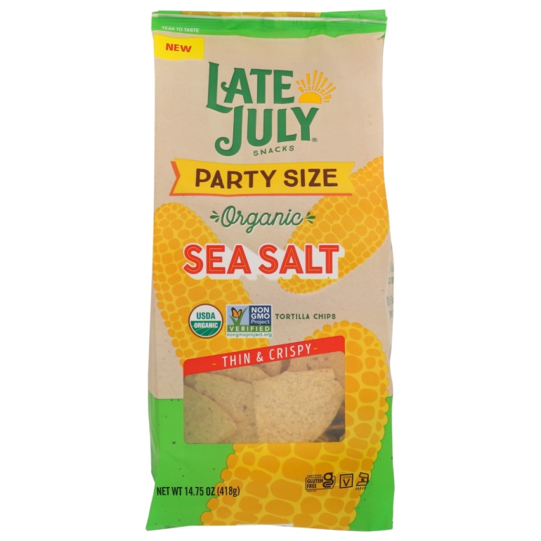 Organic Restaurant Style Sea Salt Tortilla Chips, 14.75 oz