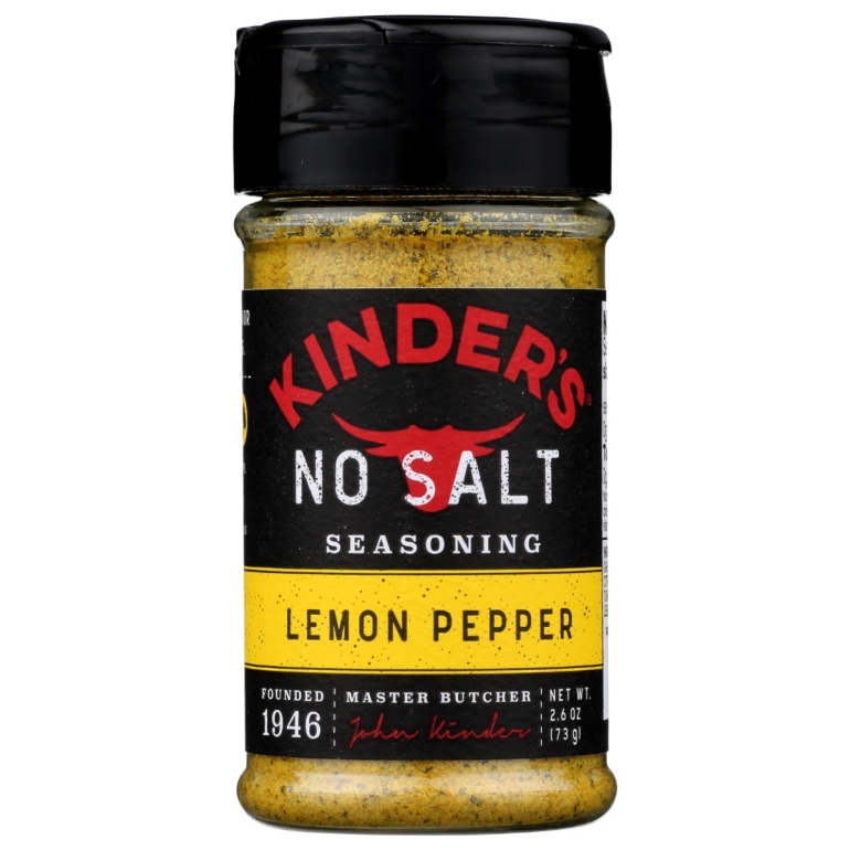 Spice No Salt Lemon Pepper, 2.6 OZ