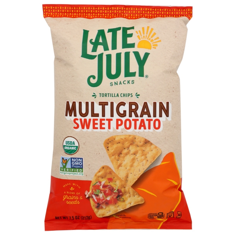 Multigrain Sweet Potato Tortilla Chips, 7.5 oz