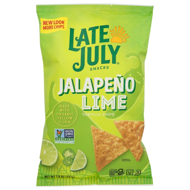 Jalapeno and Lime Tortilla Chips, 7.8 oz
