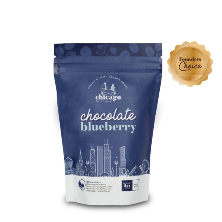 Chocolate Blueberry Coffee, 8 oz