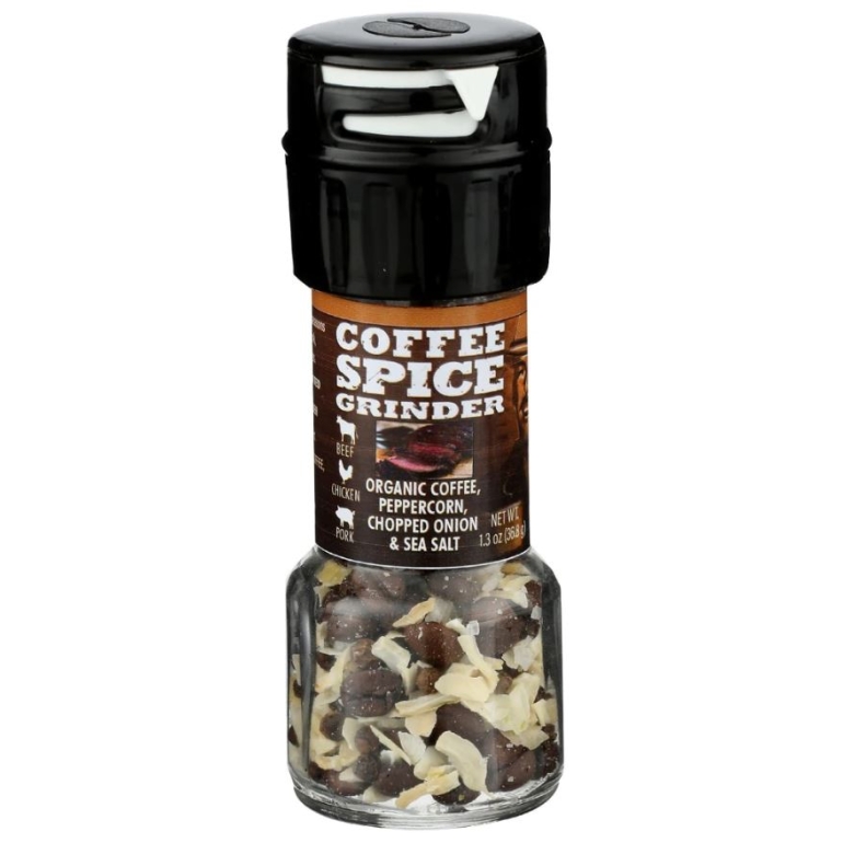 Peppercorn Coffee Chopped Onion Sea Salt Spice Grinder, 1.3 oz